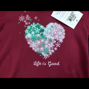 New with Tag Life Is Good Tee